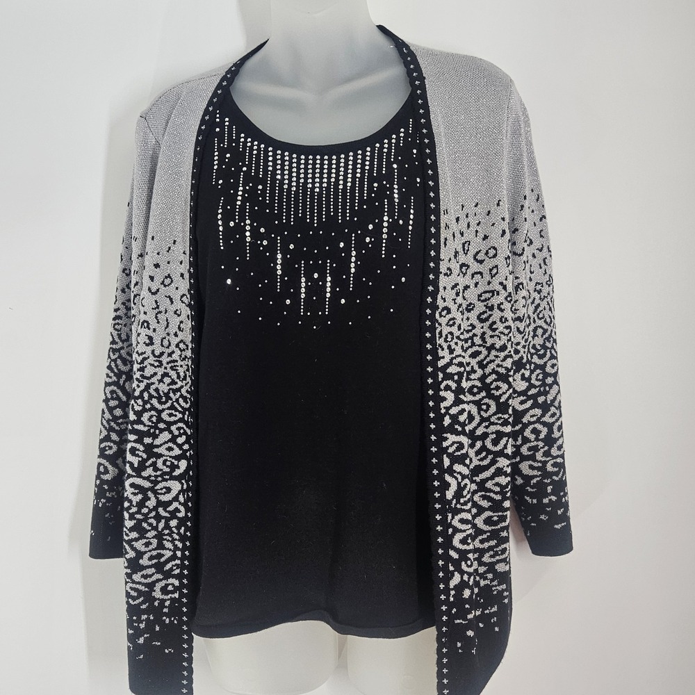 Alfred Dunner Classics Ombre Layered Sweaters. Szs S, M, L &‎ PXL. New $68